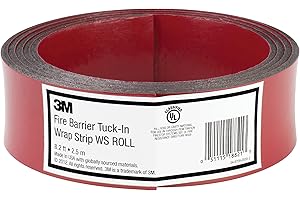3M TALC Fire Barrier Tuck-In Wrap Strip Roll WS, 2.5 in x 8.2 ft
