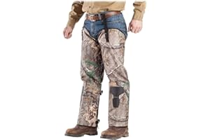 ForEverlast Snake Guard Chaps, Camouflage- Hunting Gear with Full Protection for Legs from Snake Bites & Briar Thorns & Brush