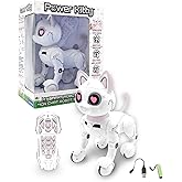 LEXiBOOK, Power Kitty Robot Cat, KITTY01 | Programmable robot, Remote control, Light and sound effects