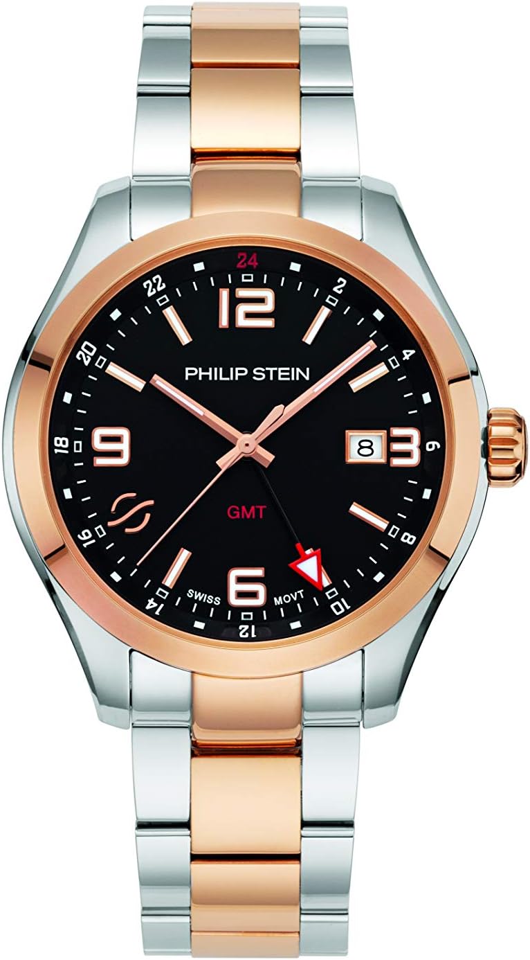 Philip Stein Dress Watch 92TRG-GMTBK-SSTRG