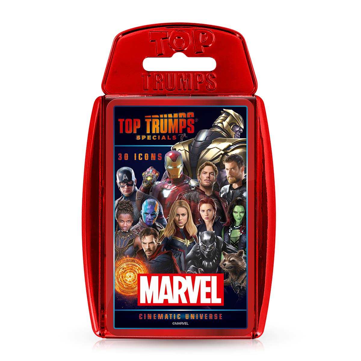 Top Trumps Marvel Cinematic Universe Special Card Game, Play with Black Widow, Iron Man, Black Panther, Thanos and Loki, Educational makes a great gift for ages 12 plus