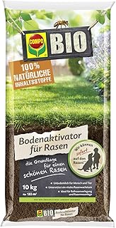 Compo Bio Bodenaktivator für Rasen, Ideal für Rollrasenverlegung und Rasenneuanlage, 10 kg