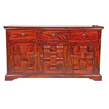 Sheesham Wood Sideboard|Cabinet for tv+Storage+Home+Decor+Kitchen+Bathroom+Dining Hall|Sheesham Wood Chest drawe