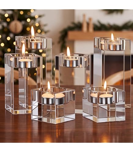 Amazon.com - SWAROVSKI Shimmer Tea Light Holder, Candle Holder