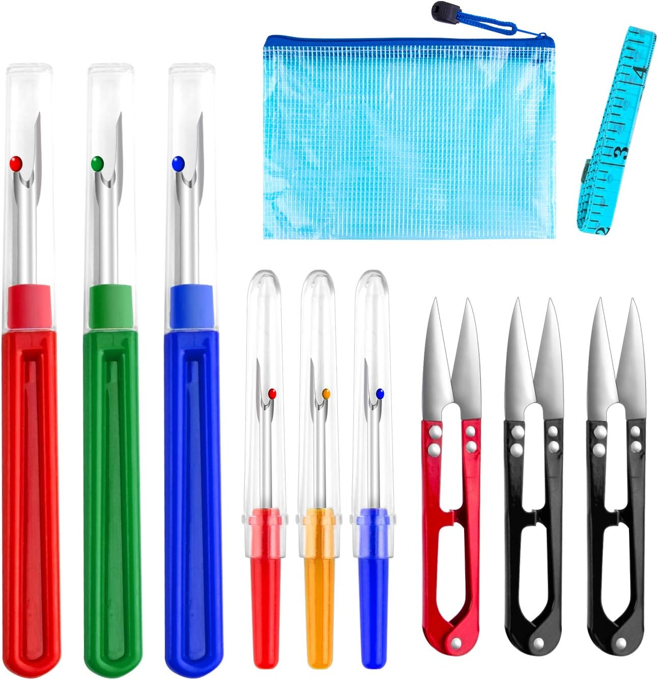WXJ13 11 Pieces Sewing Seam Ripper and Sewing Thread Remover Kit