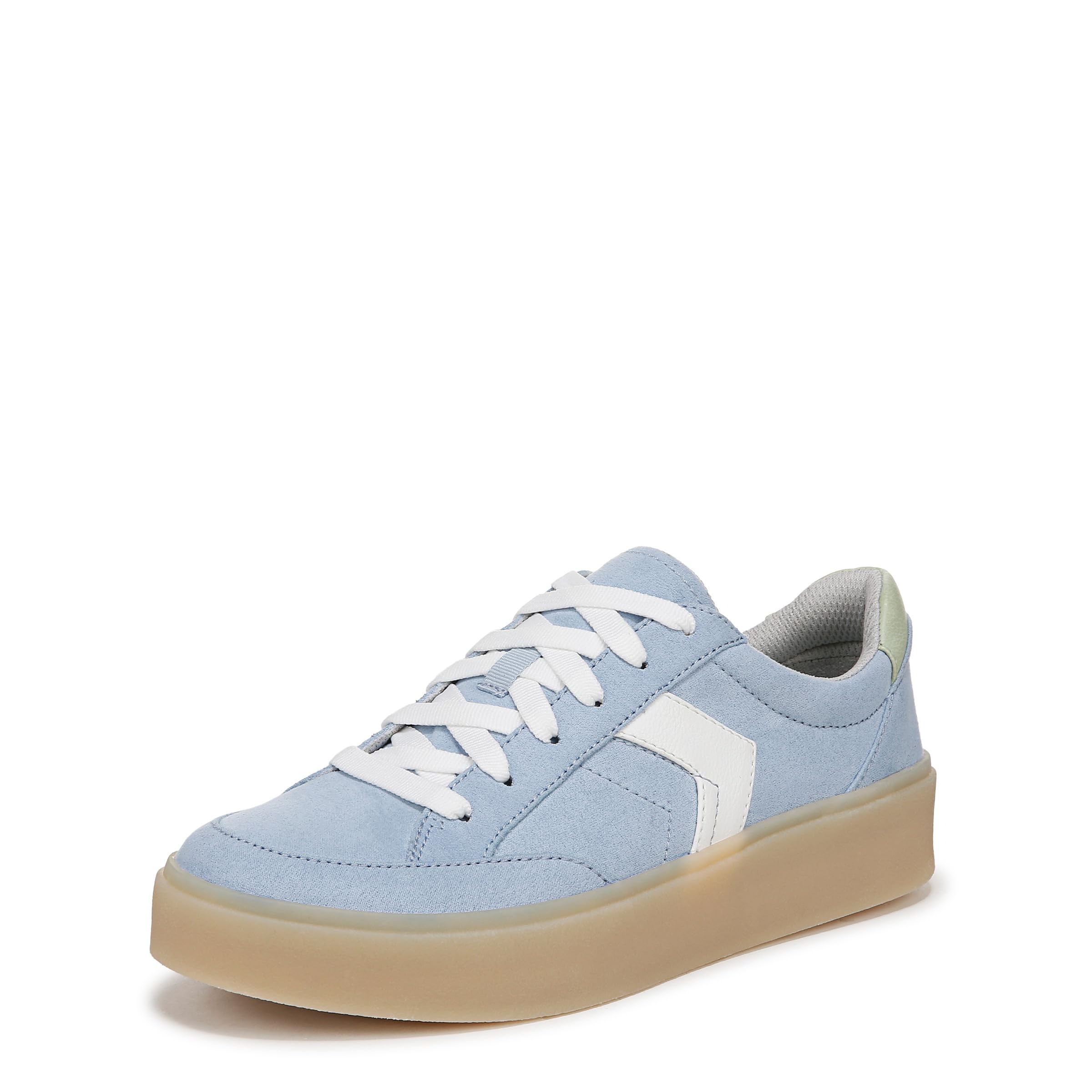 Dr. Scholl’s Womens Madison Lace Sneaker Blue Sky Fabric 6 M