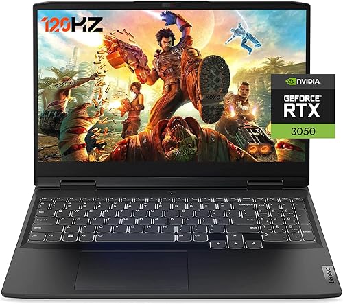 Lenovo IdeaPad Gaming Laptop, FHD 120Hz Display, Hexa-core