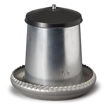 Mangeoire Poules A Tremie Galvanisee 5 Kg Amazonfr Animalerie