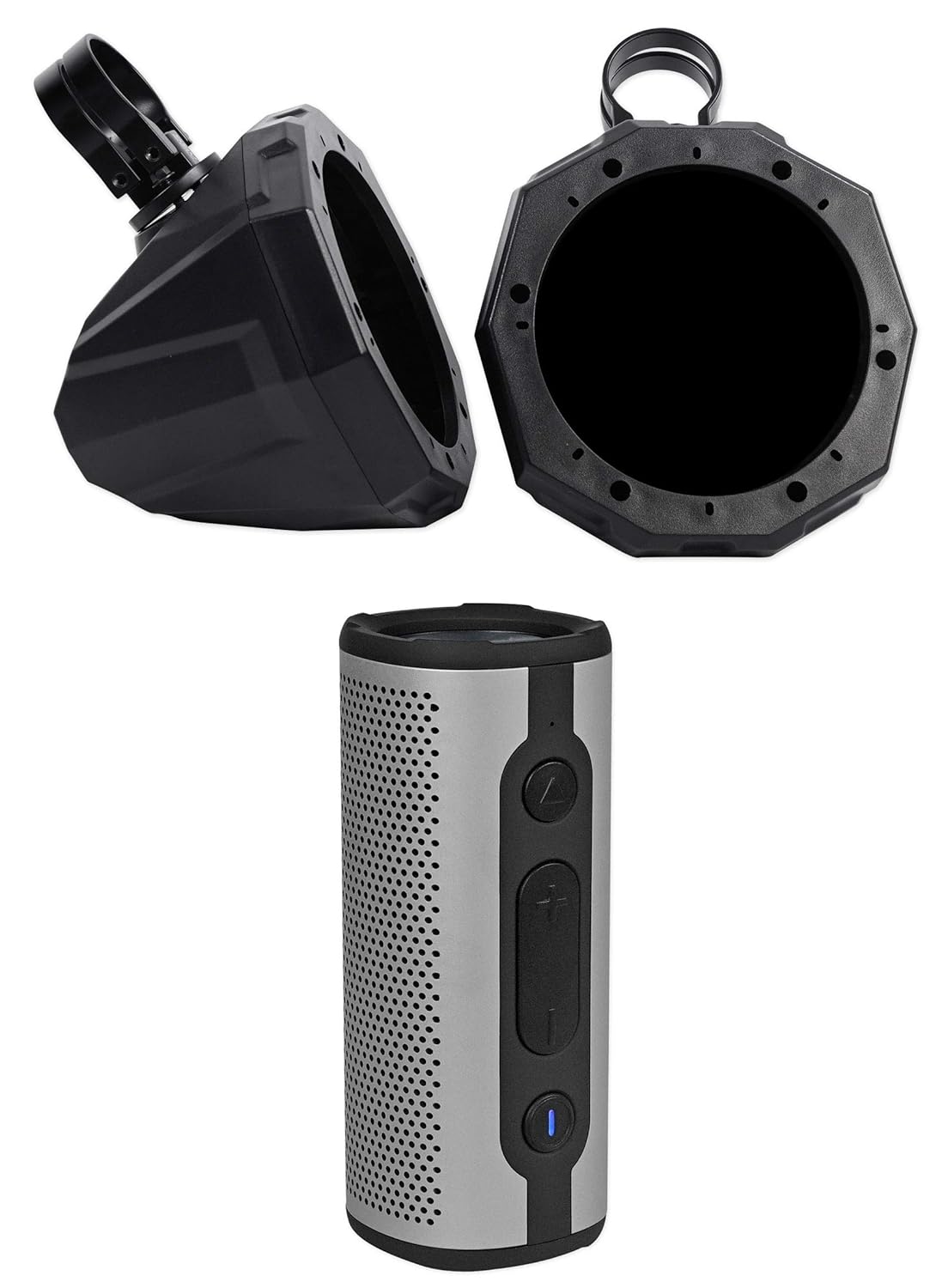 Pair 6.5" Tower Speaker Pods Enclosures For Polaris General