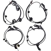 NewYall 4pcs Front Rear Left Right ABS Wheel Speed Sensor | for Dodge Caliber 07-12 for Jeep Compass Patriot 2007-2016 Driver and Passenger Side ALS2084 ALS2088 ALS2086 ALS1819