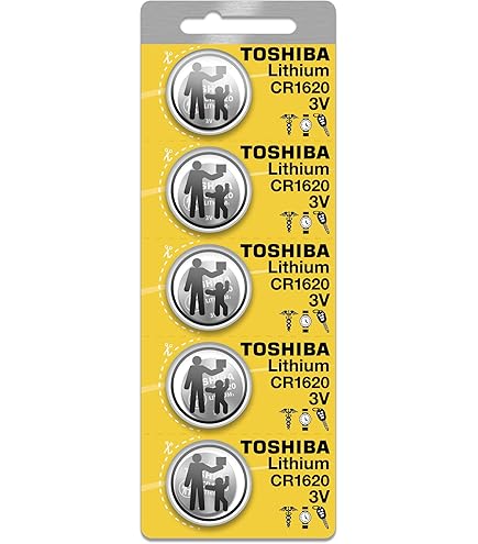 Amazon.com: Toshiba CR1632 Battery 3V Lithium Coin Cell (5