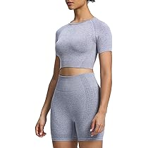 Aoxjox Women's High Waisted Vital Seamless Workout Yoga Gym Shorts