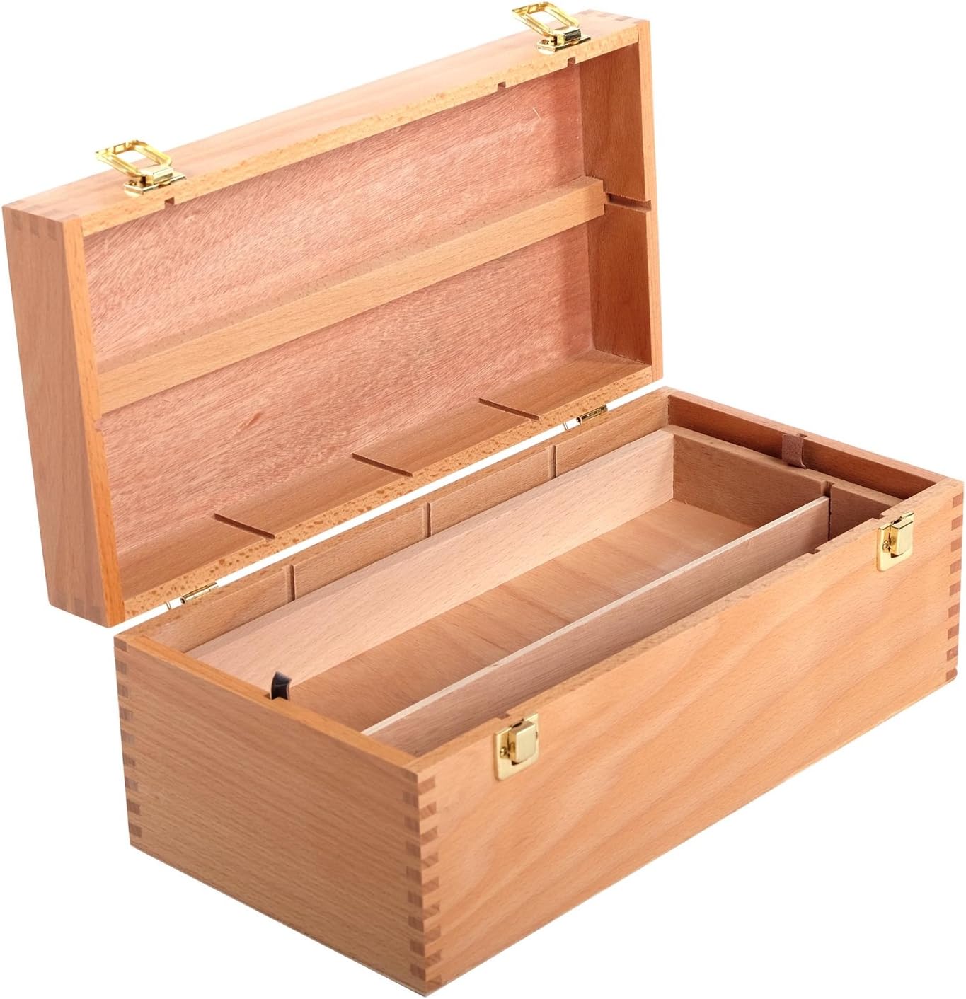 DE MADERA DE ALMACENAMIENTO CAJA DE ALMACENAMIENTO | 40 x 20 x 15 cm