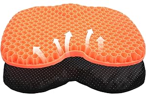 LaWana Anti Slip Waterproof Kayak Gel Seat Cushion for Sit in Kayak Chair,Boat Canoe Rowing Stadium Inflatable Pad for Lifeti