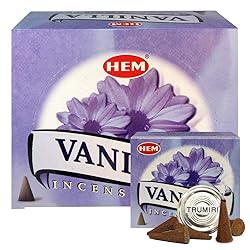 Vanilla Incense Cones and Cone Incense Burner