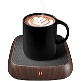 MYMULIKE Coffee Mug Warmer for Desk, Candle Warmer Plate, Coffee Warmer with 3 Temp Control (40-60 °C), Cup Warmer with 6-Hou