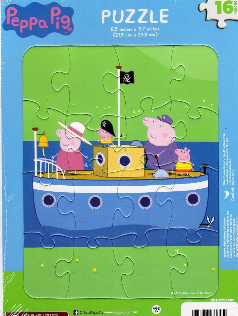 Entertainment One Peppa Pig - 16 Pieces Piece Jigsaw Puzzle - v5