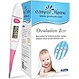 Easy@Home 25 Pack Ovulation Test Strips + Basal Body Thermometer EBT-018 Pink