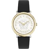 Versace V-Dollar Leather Watch