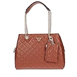 GUESS La Femme Girlfriend Shoulder Satchel, Cognac