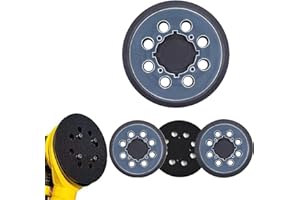 4 Pack 5 Inch 8 Hole Hook and Loop Replacement Sander Pads Compatible with Dewalt Random Orbital Sander for DeWalt DWE6423/64