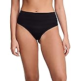 SoftStretch Sheer High Waist Thong - Black