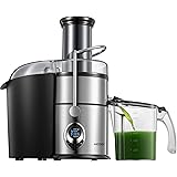Juicer Centrifugal Juicer Machines, Aicook 800W Juice and Vegetable Extractor 5-Speed Touch Screen, 3.1'' Big Mouth Centrifug
