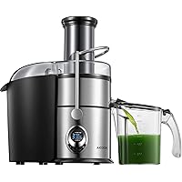 Juicer Centrifugal Juicer Machines, Aicook 800W Juice and Vegetable Extractor 5-Speed Touch Screen, 3.1'' Big Mouth…