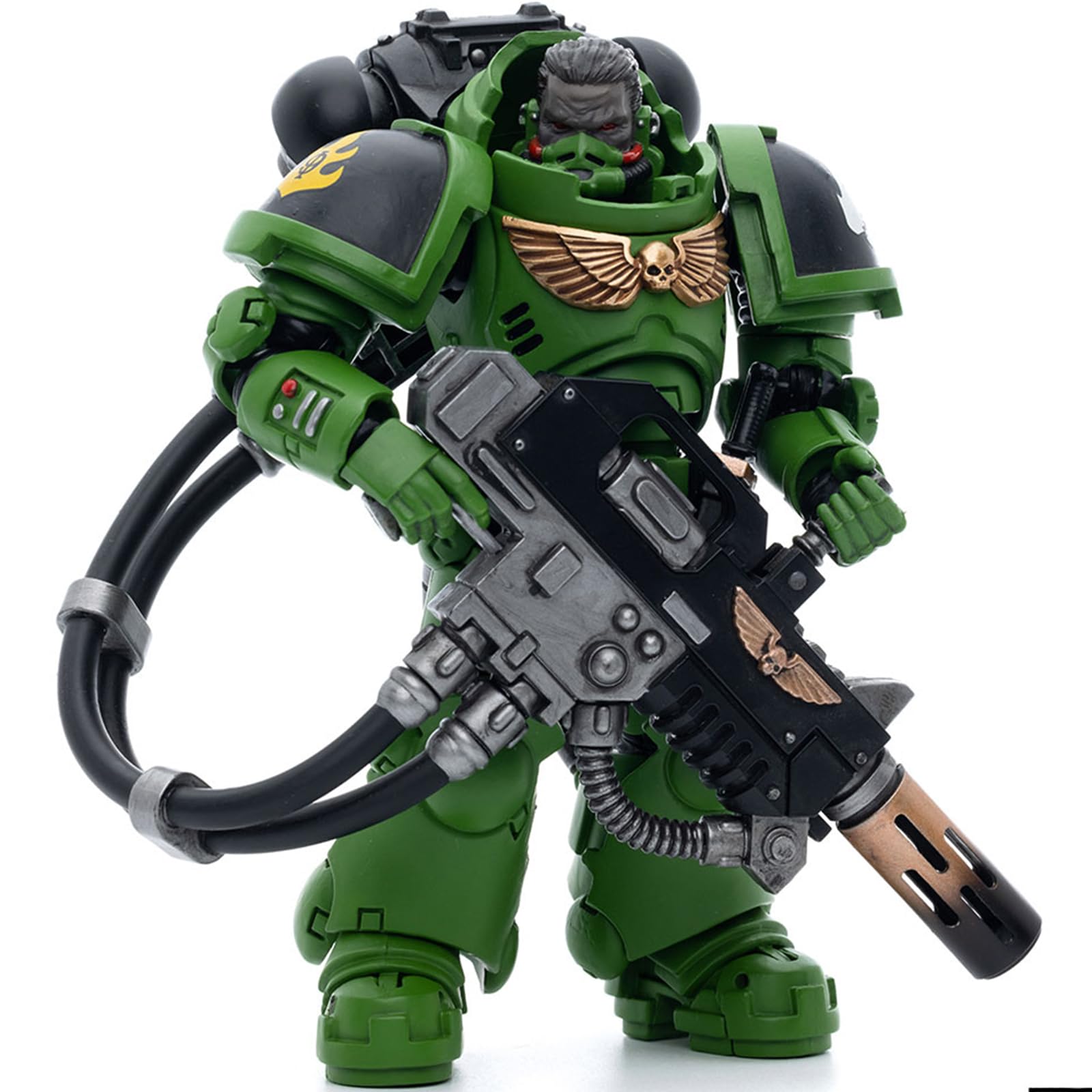 JOYTOY Warhammer 40k Salamanders Eradicators Brother T'Kren 1/18 Action Figure Collect And Display Model