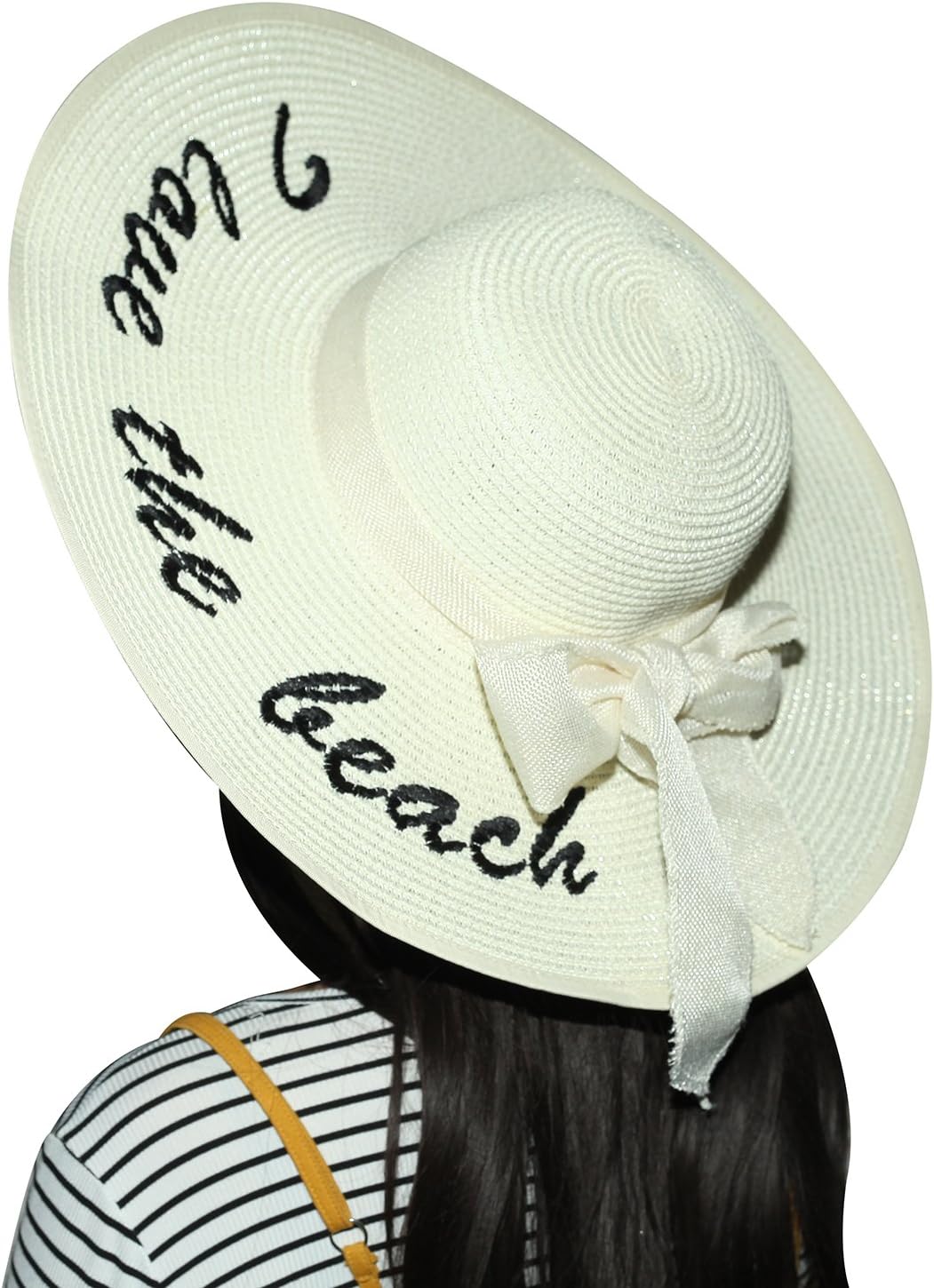 Women's Summer Wide Brim Beach Hats Sexy Chapeau Large Floppy Sun Caps
