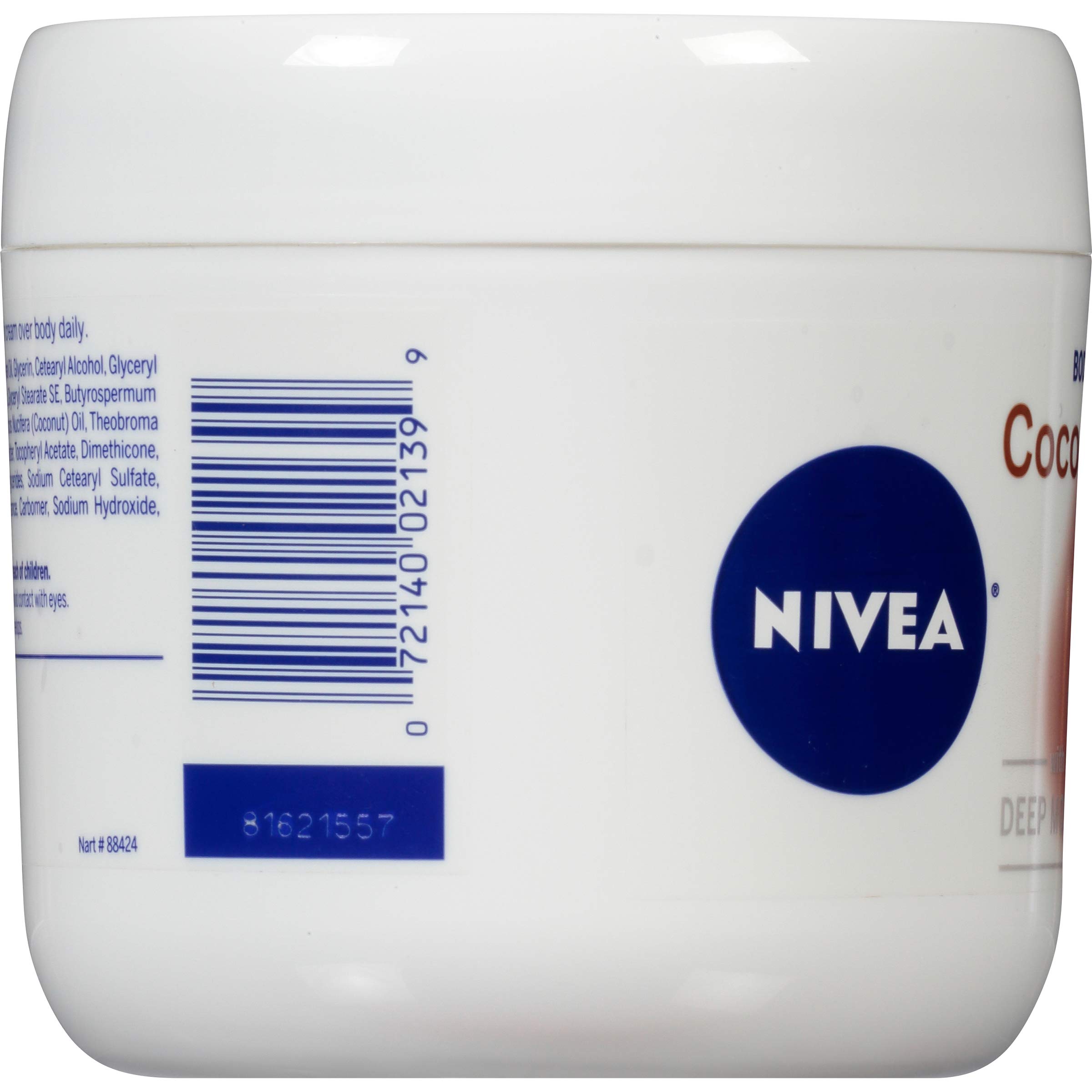 NIVEA Cocoa Butter Body Cream 48 Hour Moisture For Dry Skin To Very