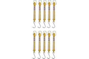 Sci-Supply Newton Force Meter Spring Scale - Max Capacity 5000g/50N, Spring Scale Dynamometer Science Classroom (10)