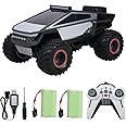 Remote Control Cyber Truck Style Toy car,1:12 Scale with Alloy Shell Lights and Sounds, 2.4GHz All Terrain Toy Car with Rechargeable Battery，for Boy Kids Adults Monster Truck Toys