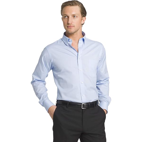 Amazon.com: Calvin Klein Men's Non Iron Slim Fit Herringbone French Cuff  Dress Shirt Shirt, Blue, 16.5