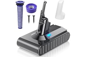 Bonacell 【Upgraded 7000mAh】 21.6V 7.0Ah Replacement for Dyson V8 Battery Li-ion Compatible with V8 215681 967834-05 SV10 V8 Absolute V8 Animal V8 V8 Fluffy V8 Cord-Free Handheld Vacuum