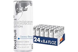 Red Bull Coconut Edition Coconut Berry Energy Drink, 8.4 Fl Oz, 24 Cans