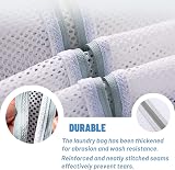 Shakeel 2 Pack Mesh Laundry Bags 50x60cm Delicates Zipper Polyester view 5