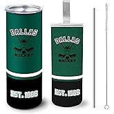 Veminei Tumbler 20oz Straight Skinny Car Cups With Insulated Cup Sleeve Portable Handle, Sports Travel Coffee Mug, Stainless Steel, Insulated,Classic Collection Practical Gifts for Fans