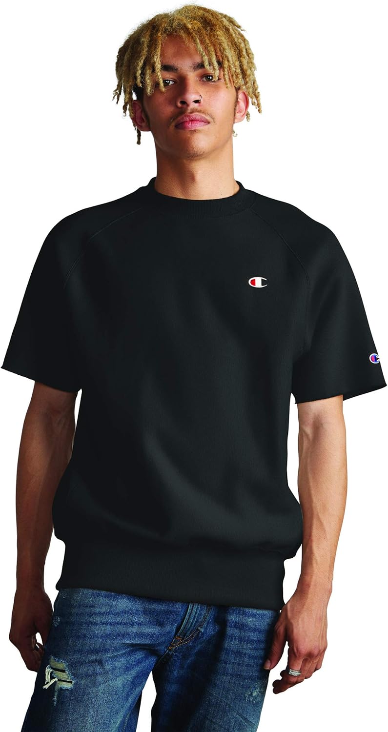 Champion LIFE Men's Reverse Weave Ss Crew: Clothing