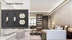OKAWYC Double Toggle/Single Duplex Light Switch