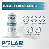 Polar Tile & Grout Sealer Spray Clear 400ml Instant Waterproofing view 7