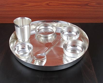 pure silver baby dinner set price