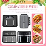 BYKITCHEN 100pcs Air Fryer Liners for Ninja Dual Zone AF300UK AF400UK view 3