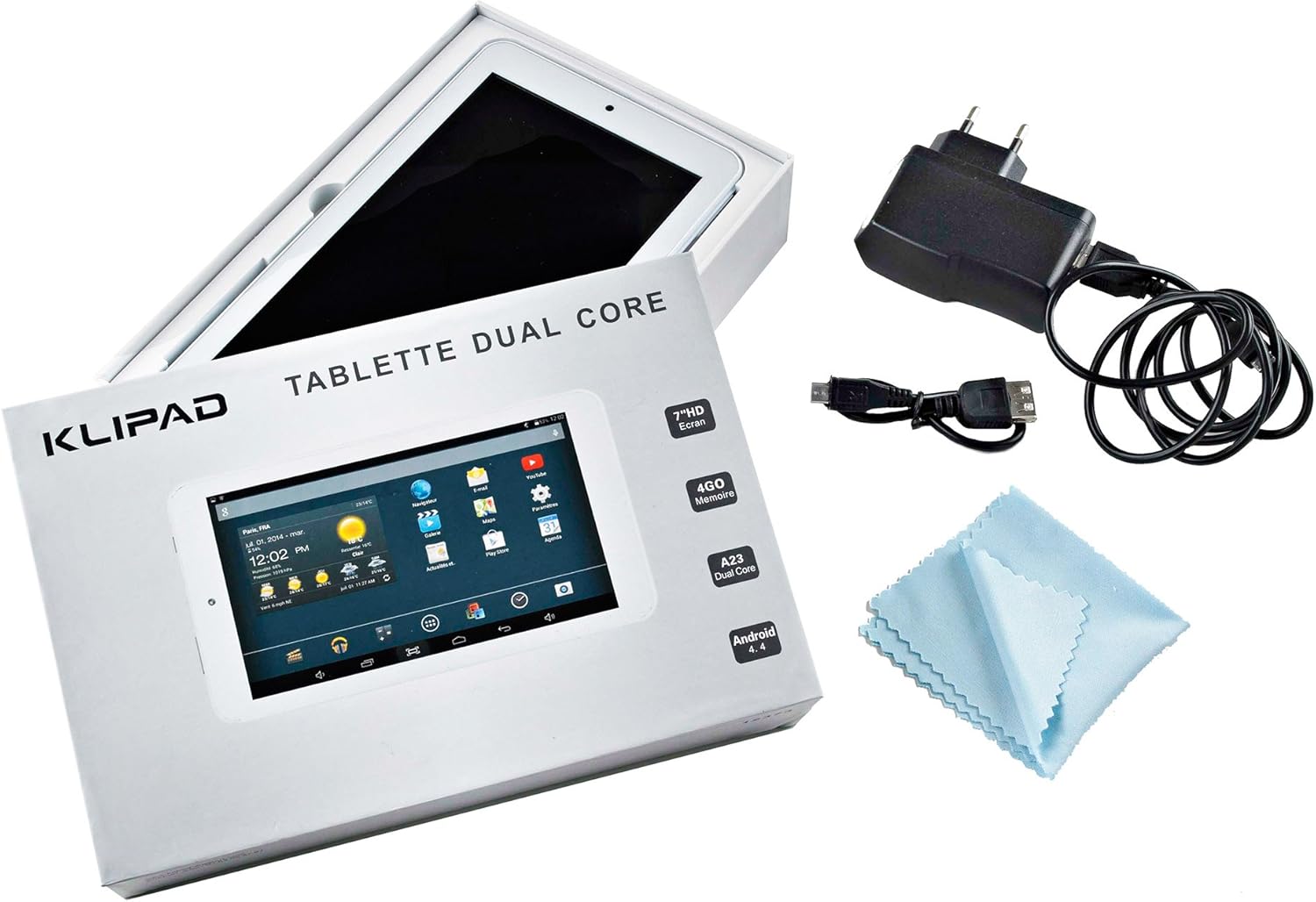 Klipad Tablette Tactile White 7 Pouces Hd Android 4 4 Amazon Fr Informatique