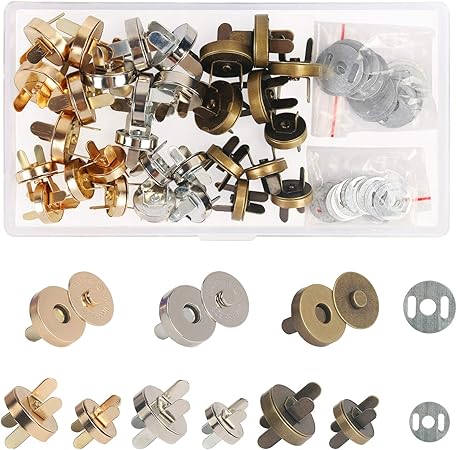 Magnetische Knop Zerhok 30 Sets Magnetische Drukknopen Metalen Tas Sluitingen Naai Accessoire Voor Leren Jas Jas Windjack Portemonnee Handtas Rugzak Knutselen 3 Kleuren 14 Mm 18 Mm Amazon Nl