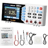 Crenova 30000 Counts True RMS Digital Multimeter, Desktop Bench Multimeter | for Lab &amp; Industrial Use. USB Data Logging, CAT II 600V. Measures Voltage, Current, Resistance, Capacitance, Temperature.
