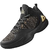 PEAK High Top Mens Basketball Shoes Lou Williams Streetball Master Breathable Outdoor Sneakers Cushioning Shoes for Fitness