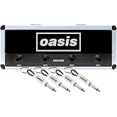 P Pluginz Jack Rack wall mounting Key Hanger. Includes 4 Guitar Plug Keychains and wall mounting Hardware. (Oasis)