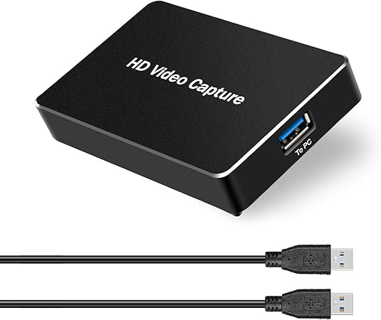 Amazon Com Drivergenius Hd Capture Card 1080p 30 Video Capture Device Compatible For Ps4 Xbox One Xbox 360 Nintendo Switch Nintendo Wii U Gopro Usb3 0 Computers Accessories
