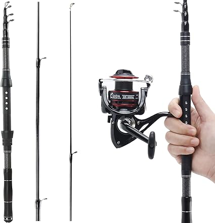 sea bass rod and reel combo